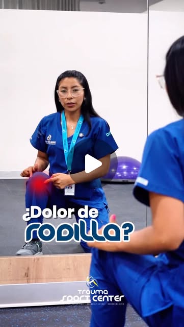 Lic. Emna Apaza en una publicación de Trauma Sport Center